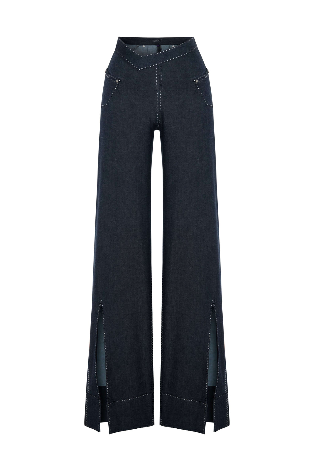 JENDUE Noble Denim Jeans - Wide Leg-2