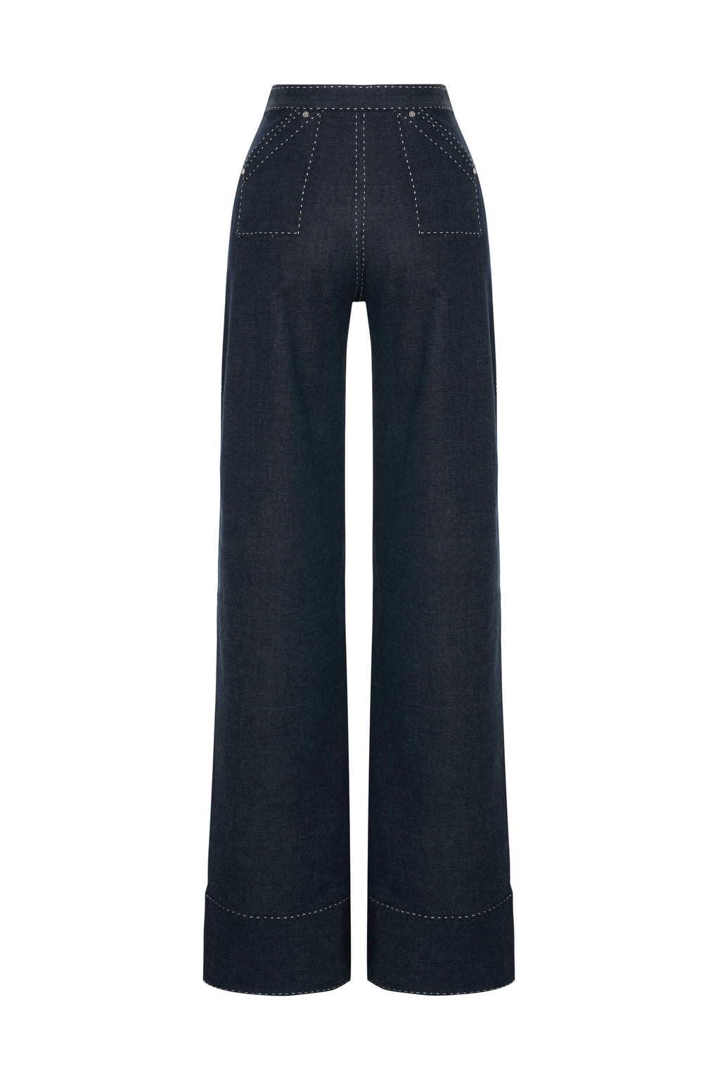 JENDUE Noble Denim Jeans - Wide Leg-3