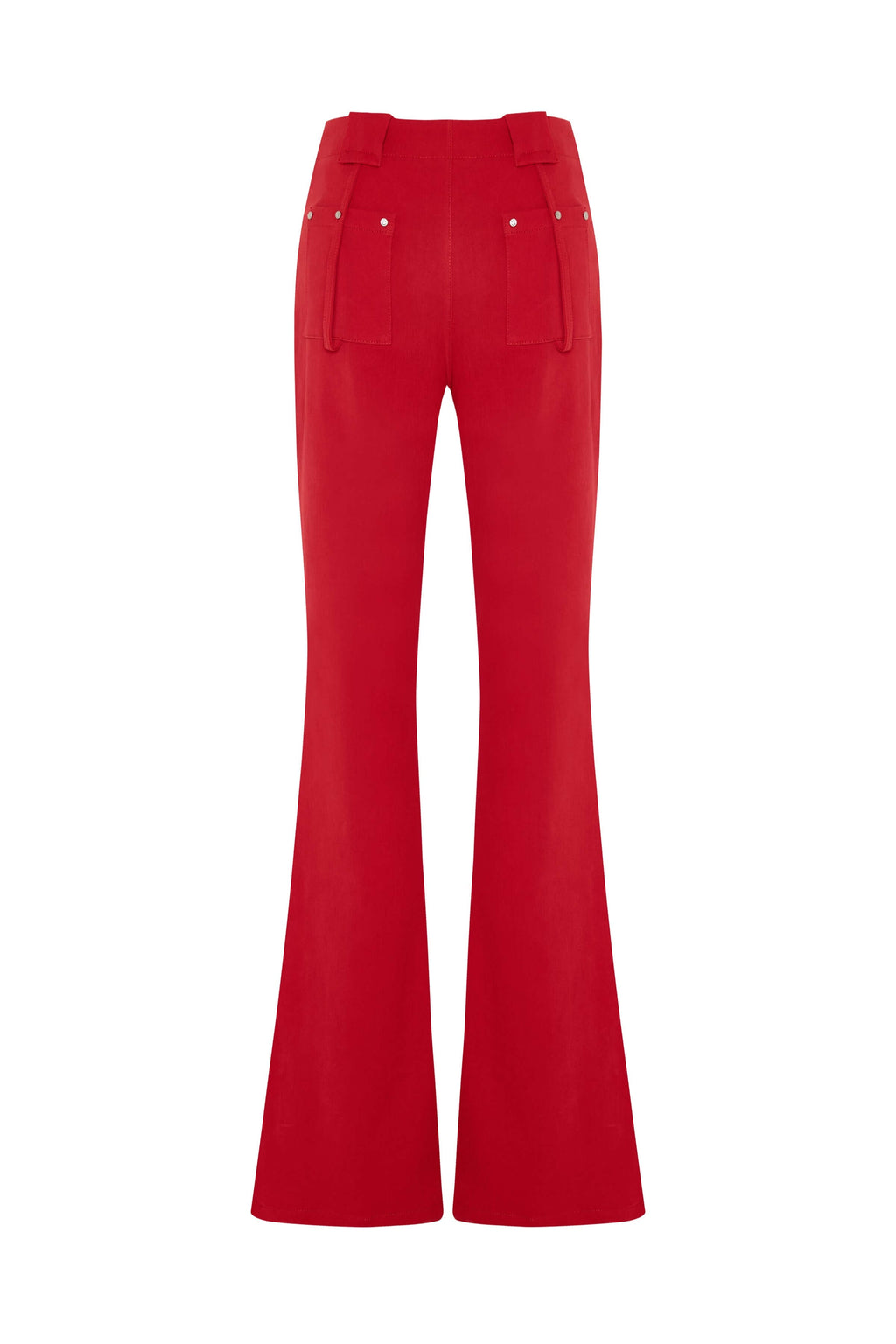 JENDUE Soul Flame Denim Jean - High-Waist Front Buttons-2