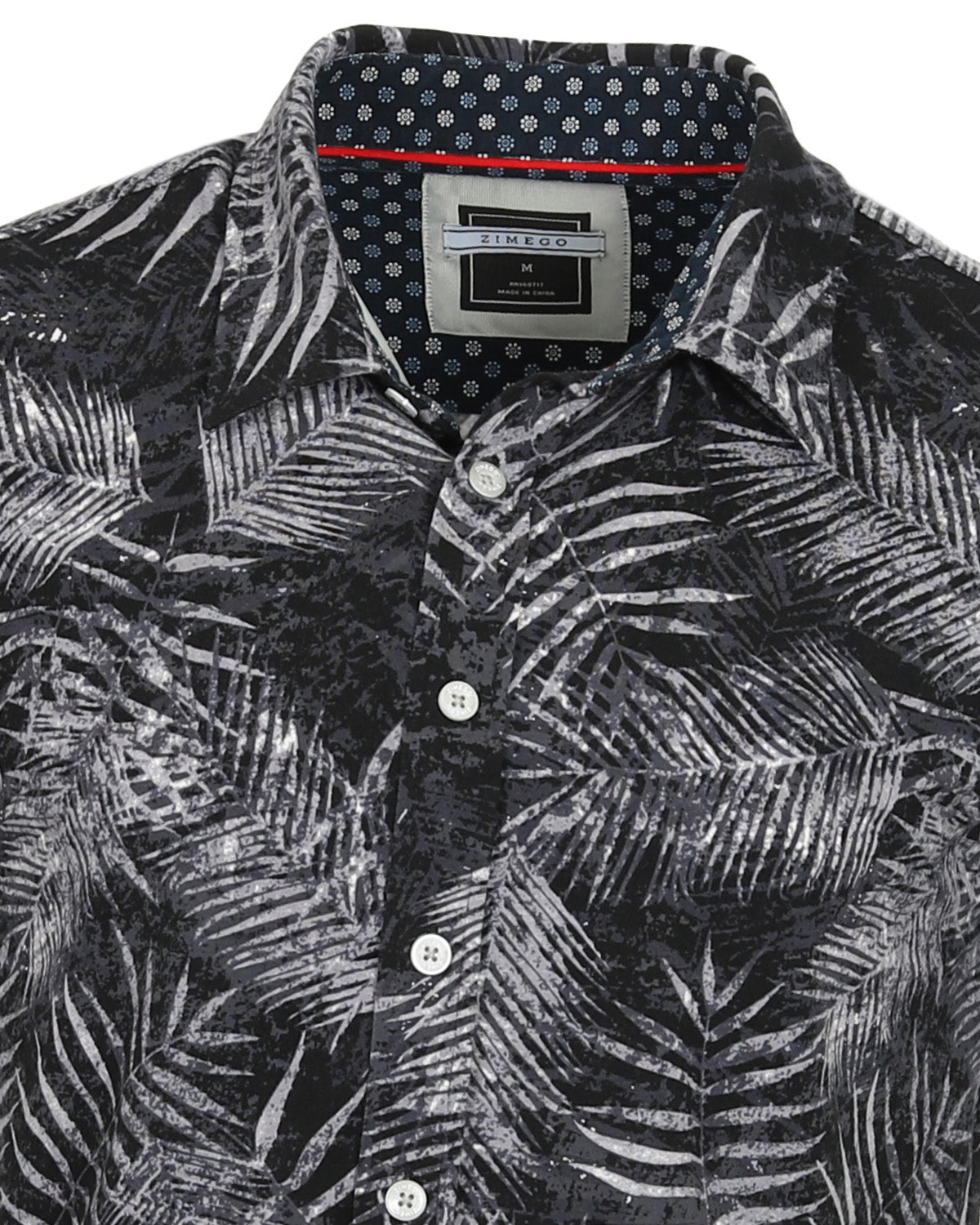 ZIMEGO Mens Holiday Hawaiian Short Sleeve Stretch Casual Aloha Button Down Shirt-4