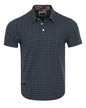 ZIMEGO Mens Short Sleeve Golf Polo Stretch Office Casual Holiday T-Shirt-1