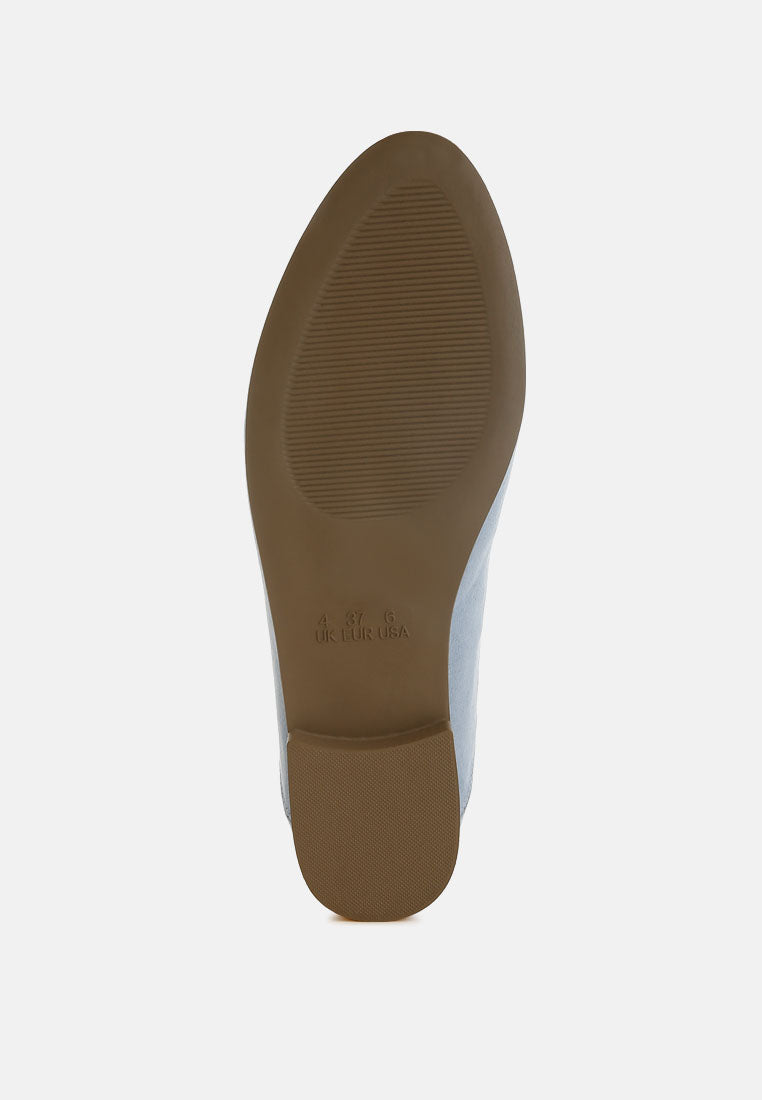 Noltas Horsebit Embellished Flat Loafers-4