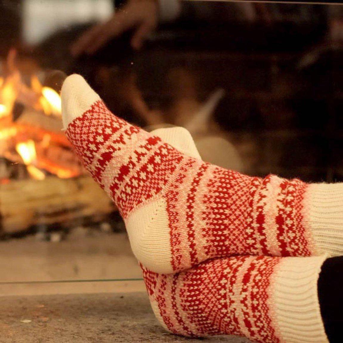 Nordic Socks Soft COZY™  Warm (Asenka - Cherry)  - Unisex-1