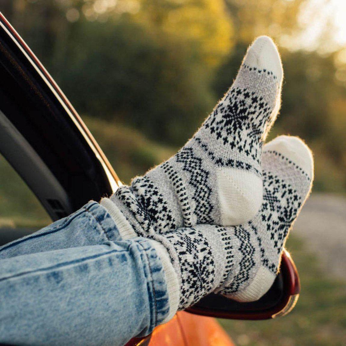 Nordic Socks Soft COZY™  Warm (Asenka - Creme)  - Unisex-1