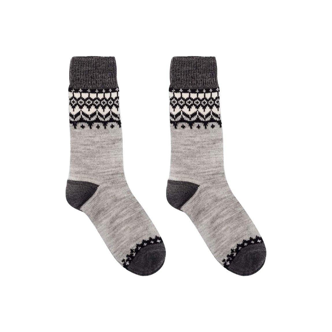 Nordic Socks Merino Wool in PERFORM™ (Jorunn - Ash) - Unisex-0