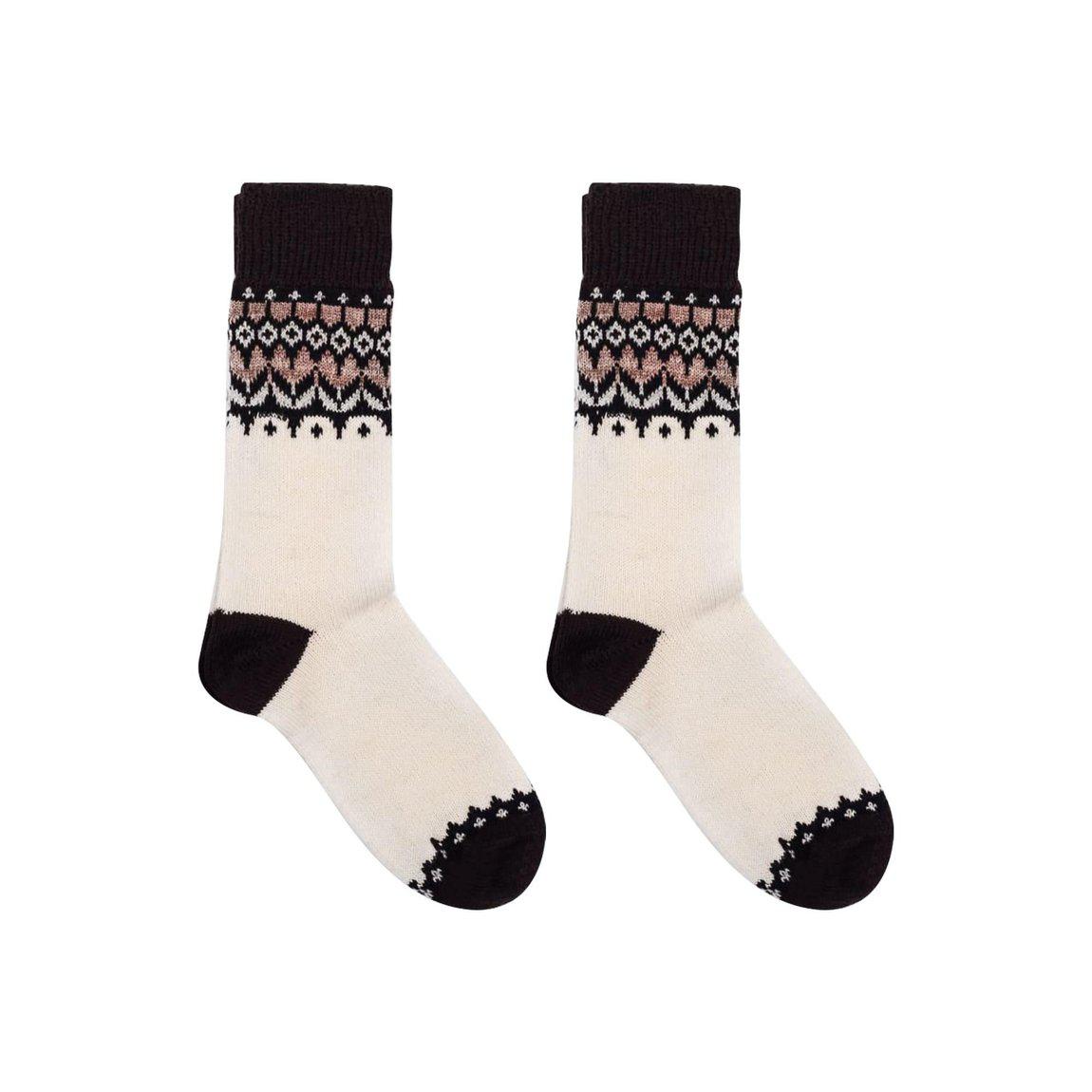Nordic Socks Merino Wool in PERFORM™ (Jorunn - Creme) - Unisex-0