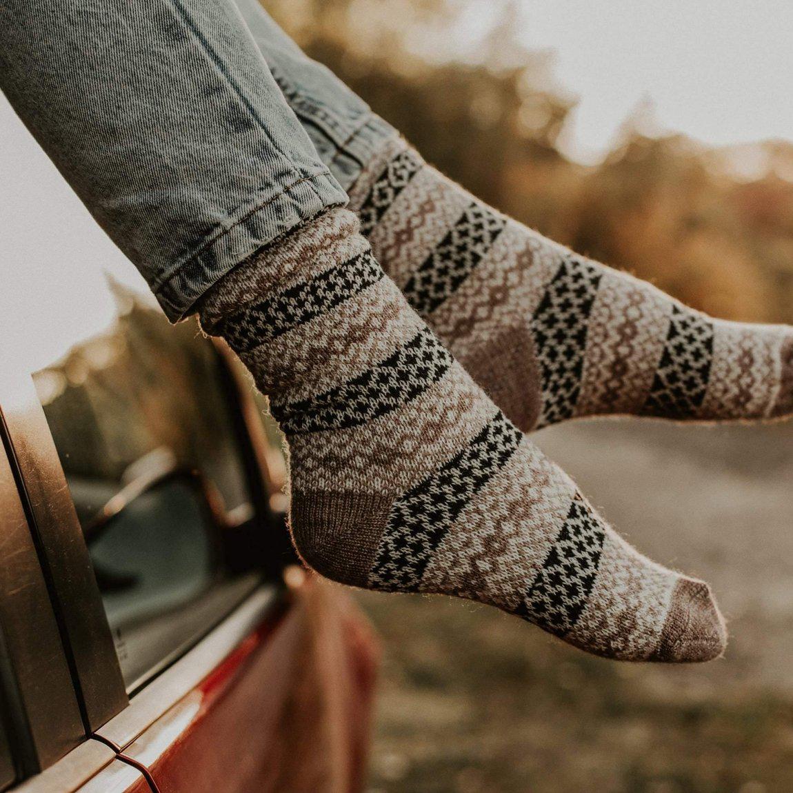 Nordic Socks Merino Wool in PERFORM™ (Torsten - Ash) - Unisex-1