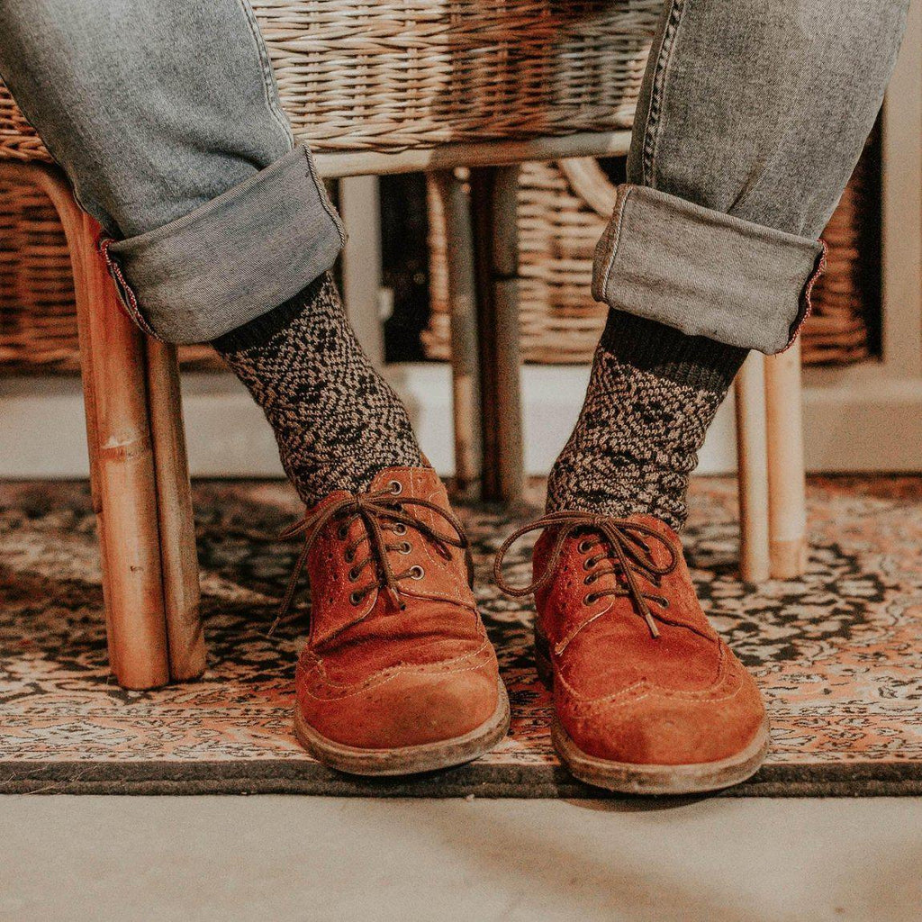 Nordic Socks Merino Wool in PERFORM™ (Ulf - Navy) - Unisex-1