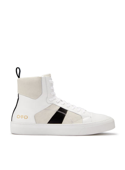 Hi-Top Zip Sneaker (White)-0