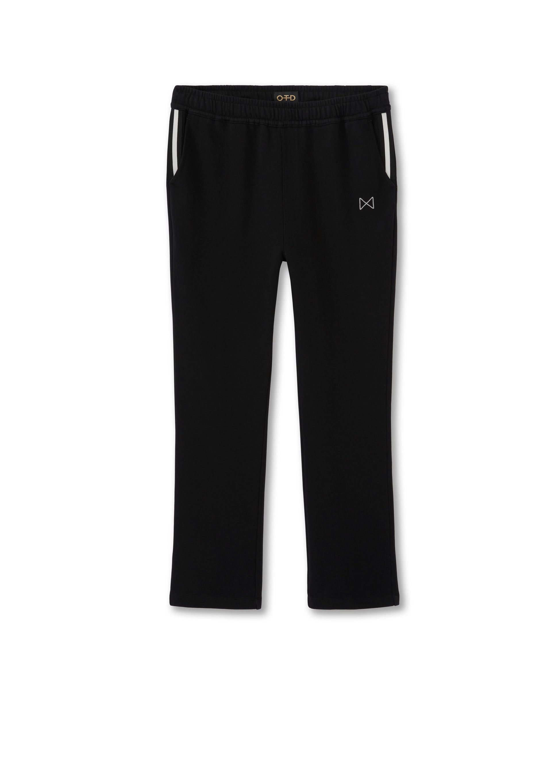 Signature Pocket Stripe Sweatpant (Black)-0