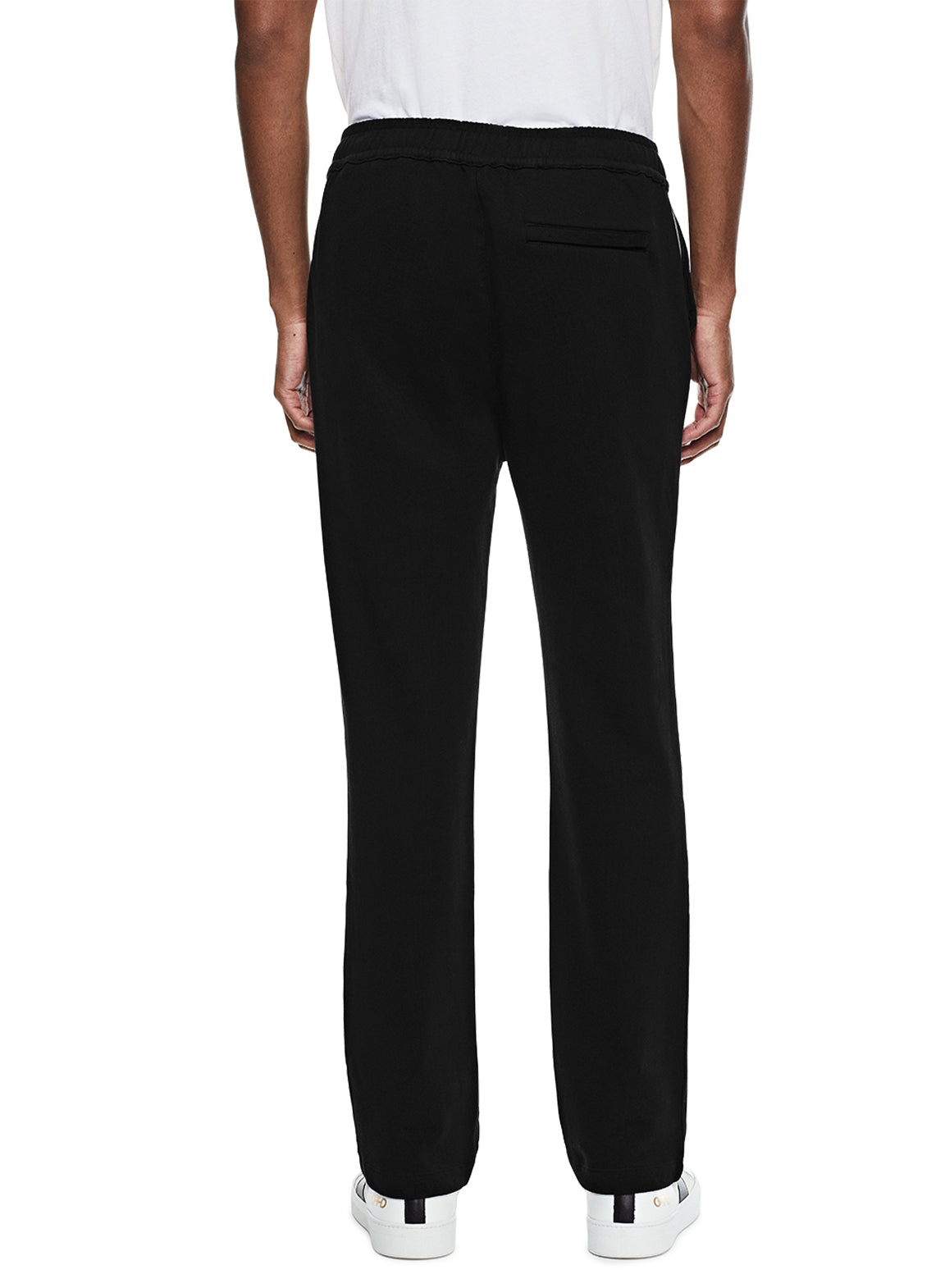 Signature Pocket Stripe Sweatpant (Black)-2