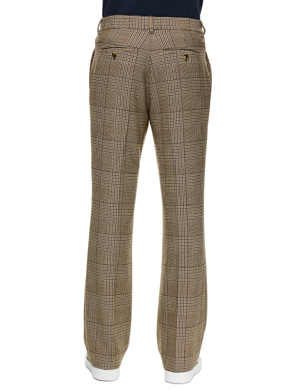 Glen Plaid Flare Leg Pant-3