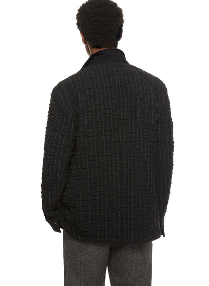 Pinstripe Crinkle Jacket-2