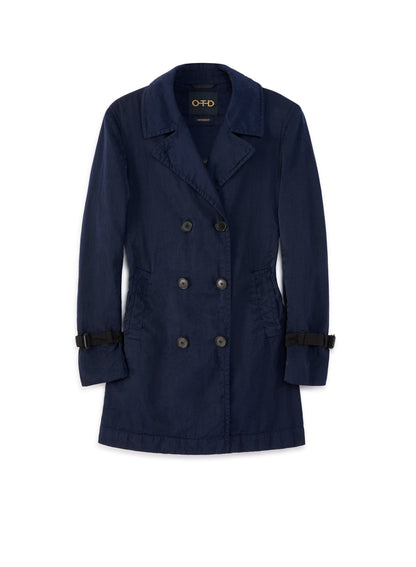 Garment Dyed Trench Coat-0