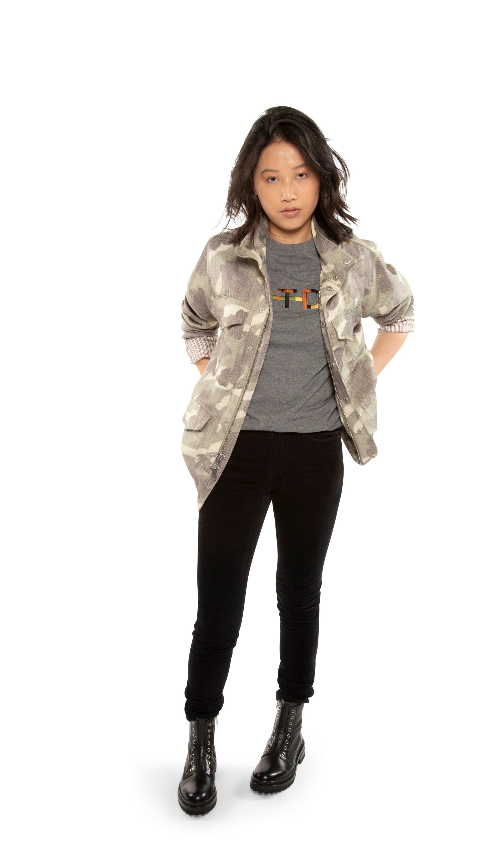 Floral Camo Field Jacket-1