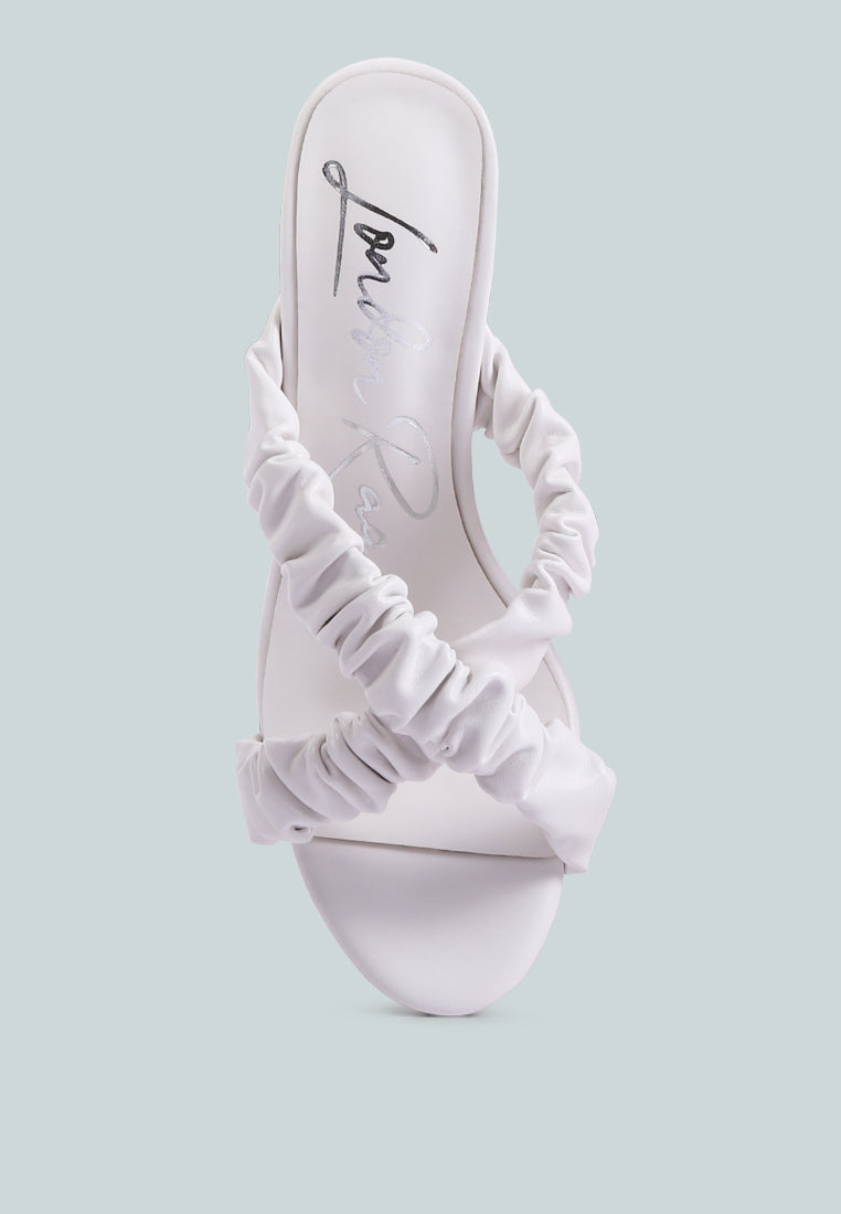 Page 3 Scrunchie Strap Block Sandals-3