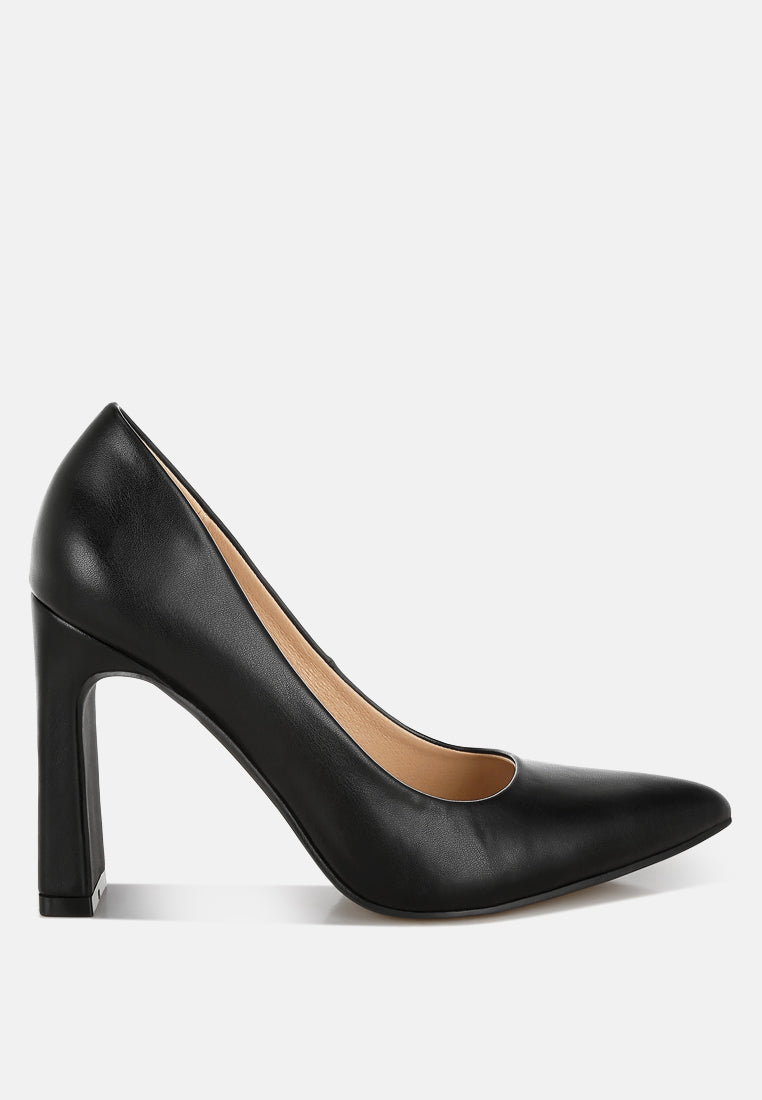 Shacarri Faux Leather Pumps-5