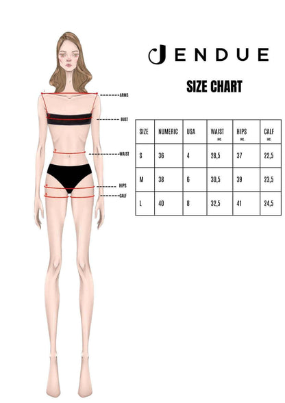 JENDUE Harvey Denim Crop Top | Unique Strappy Design-3