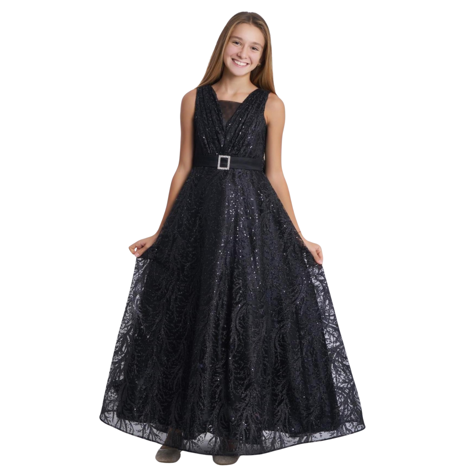 Sparkling Beauty Girls Formal Dress-0