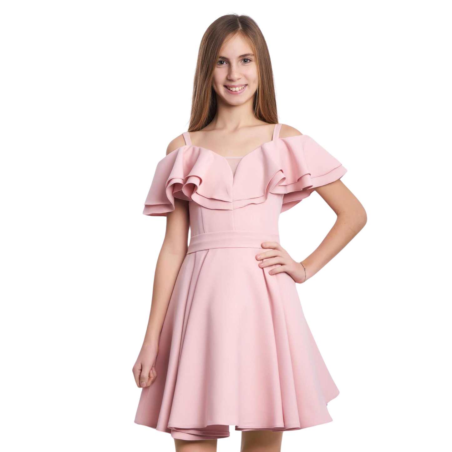 Girls' Classy Cocktail Dress-0