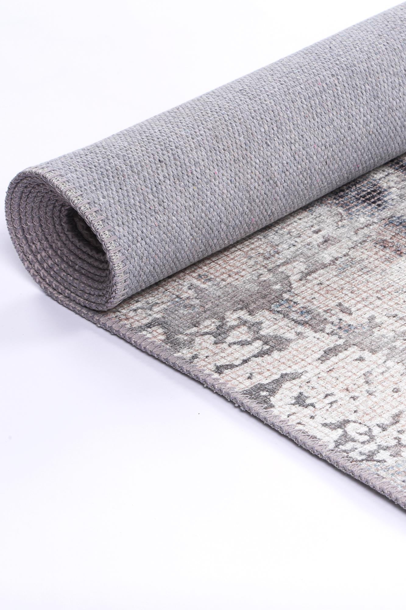 Abstract Twilight in Black : Runner Rug-3