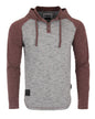 Long Sleeve Athletic Casual Hooded Henley Shirt-3