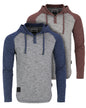 Long Sleeve Athletic Casual Hooded Henley Shirt-0