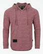 ZIMEGO Men's Long Sleeve Henley Raglan Hoodie with Kangaroo Pocket-0