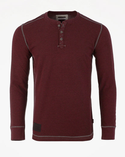 ZIMEGO Men's Casual Long Sleeve Lightweight Thermal Henley Essential Shirt-1