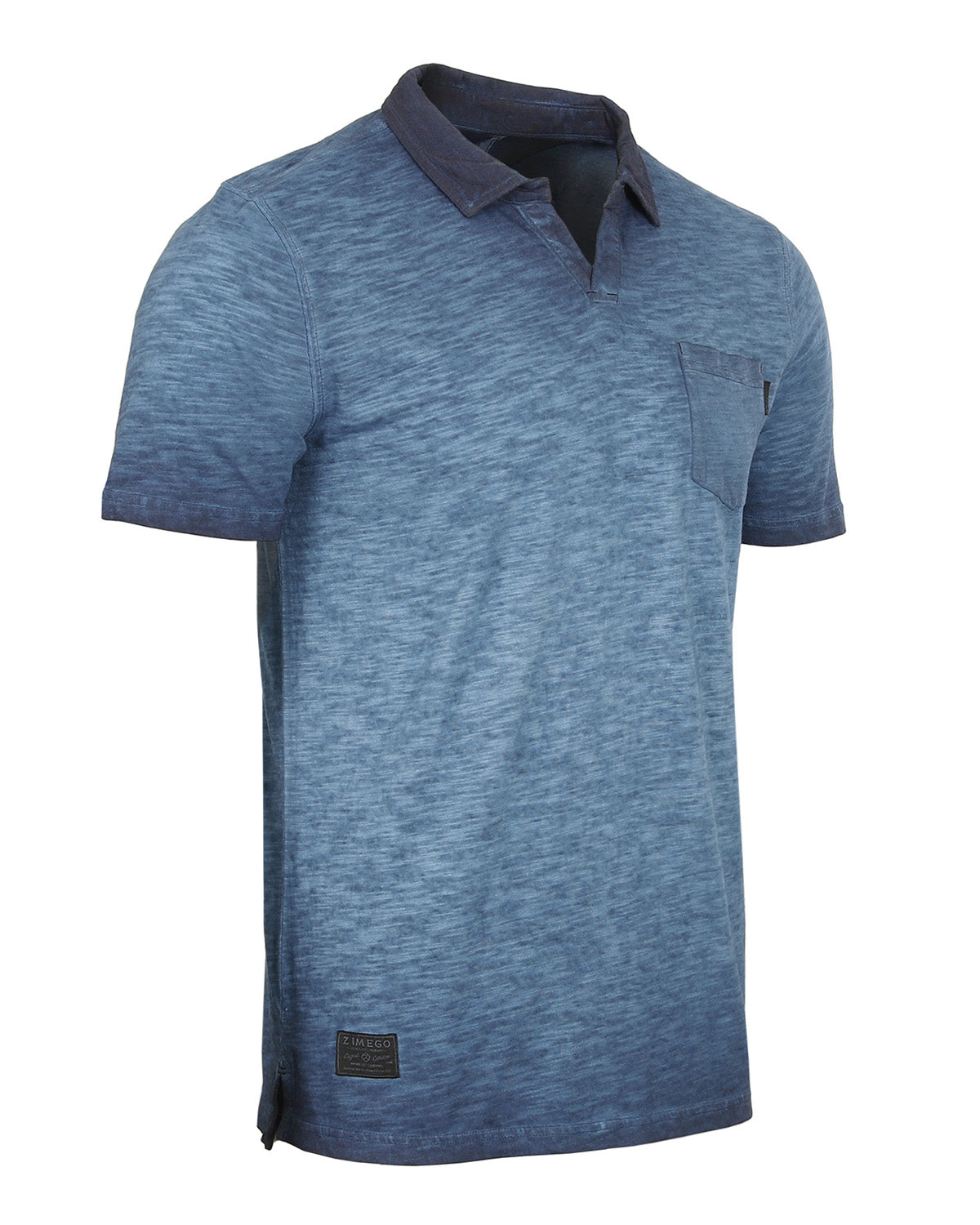 VINTAGE GARMENT DYED SHORT SLEEVE POLO SHIRTS-5