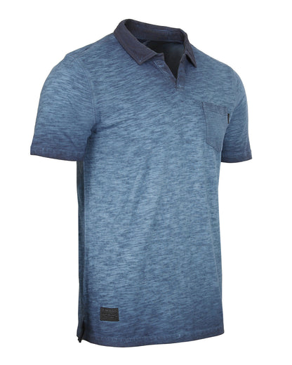 VINTAGE GARMENT DYED SHORT SLEEVE POLO SHIRTS-5