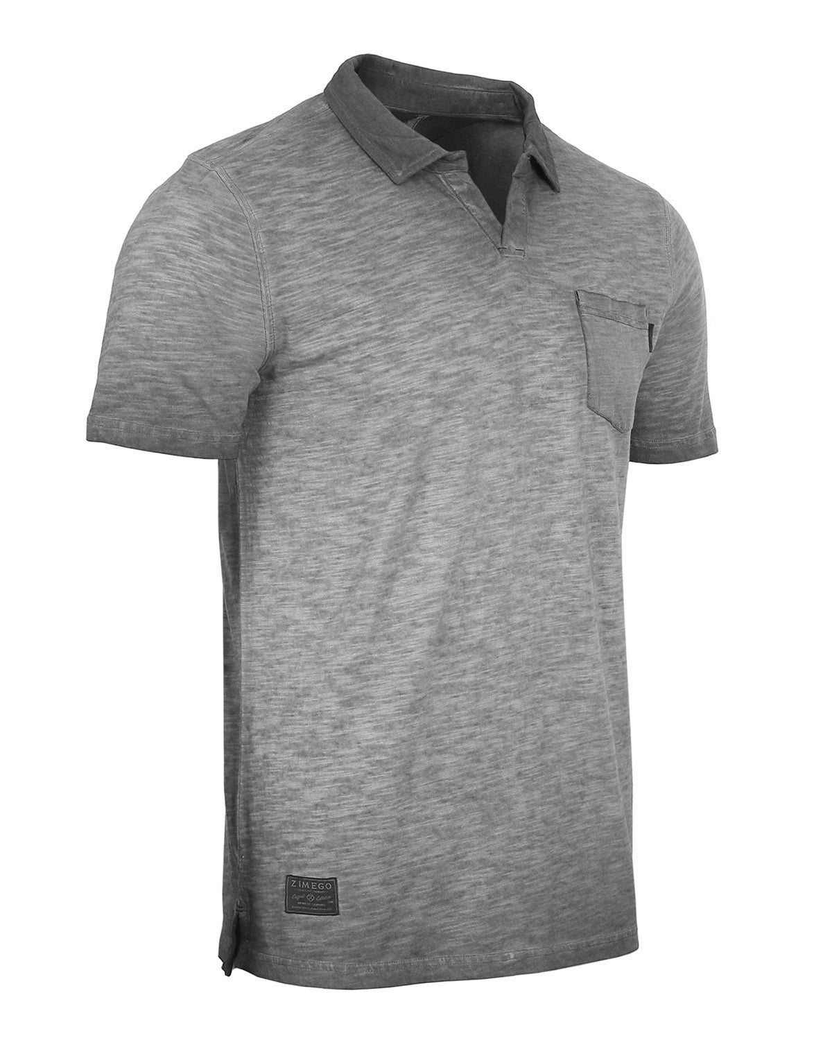 VINTAGE GARMENT DYED SHORT SLEEVE POLO SHIRTS-6