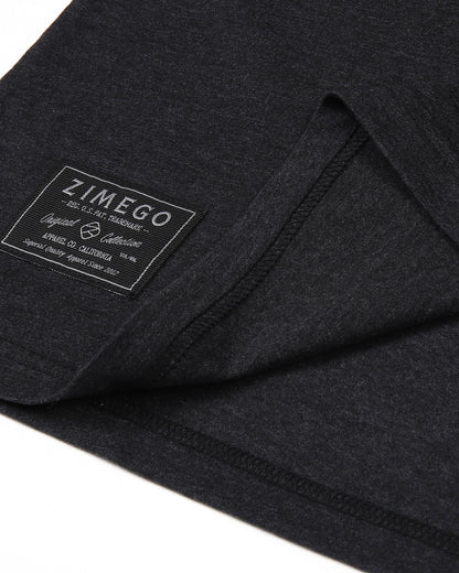 Mens Short Sleeve Raglan Tee - Color Block Retro Casual T-Shirt-4