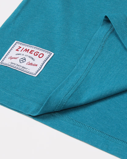 Mens Short Sleeve Raglan Tee - Color Block Retro Casual T-Shirt-3