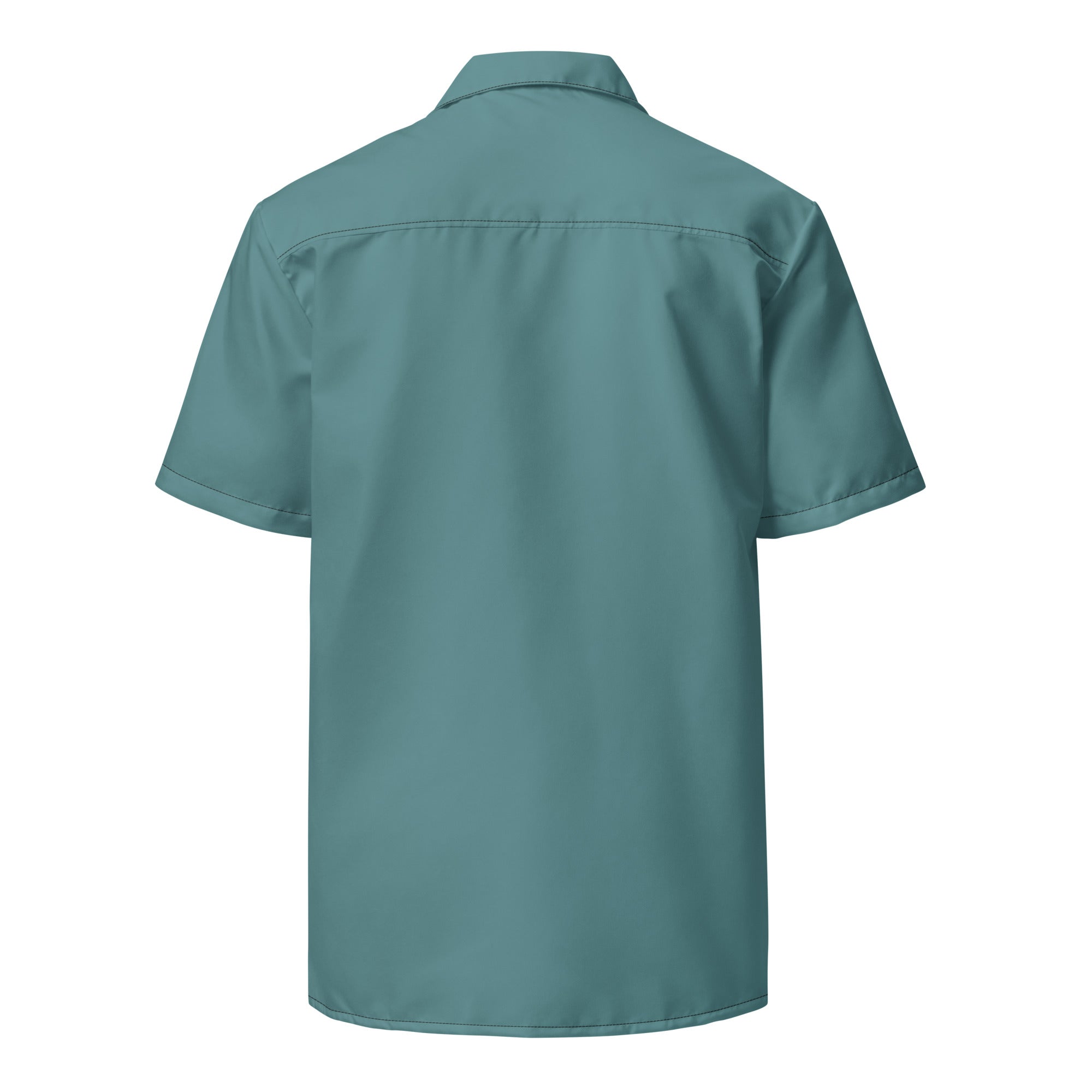 Labelless Ocean Green Button Down Camp Shirt-4
