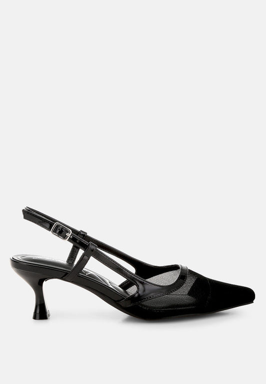 Axton Mesh Slingback Sandals-0