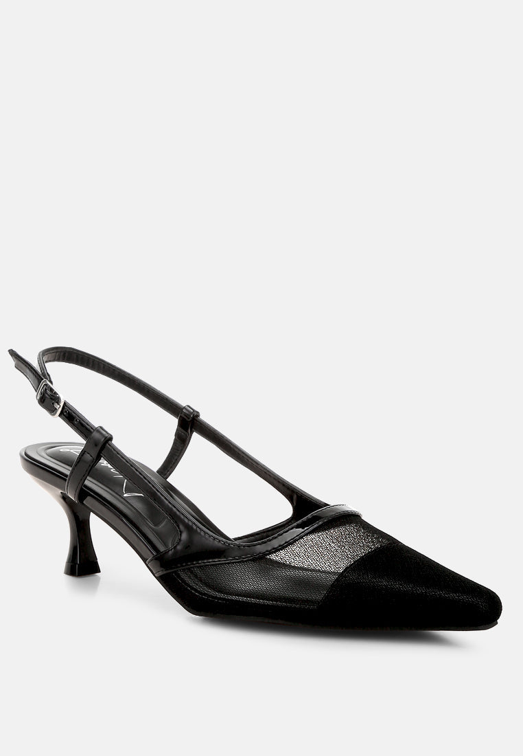 Axton Mesh Slingback Sandals-1