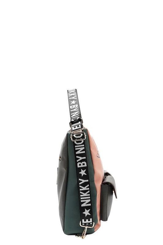 Nicole Lee USA Multifunction Adjustable Strap Eco-Leather Backpack-2