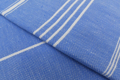 MONACO BLUE TURKISH TOWEL-1