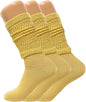 Women'S Slouch Knee High Socks – 3 Pairs, Size 9-11 | Soft, Breathable & Versatile