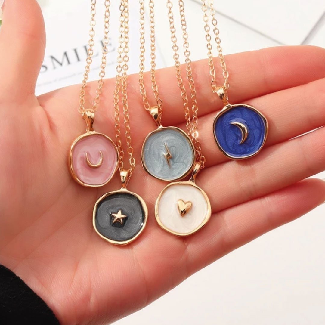 Astral Necklace Navy-1