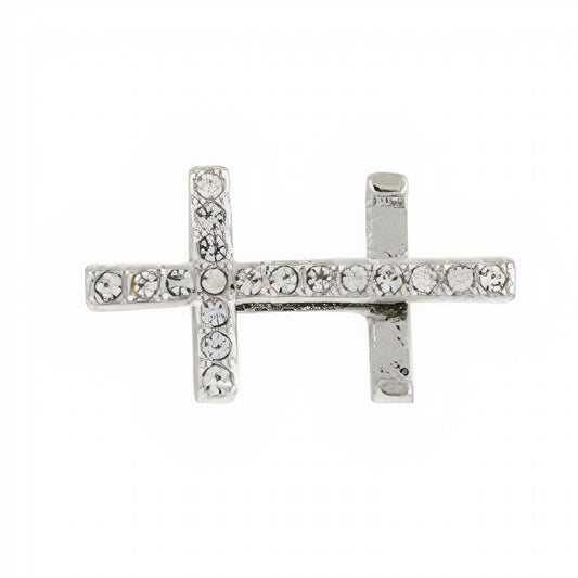 Pavé Cross Charm-0