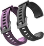 Id115Plus HR Very Fit Pro Bands Replacement Strap for Veryfitpro, Letscom, Lintelek Fitness Trackers - Purple and Black