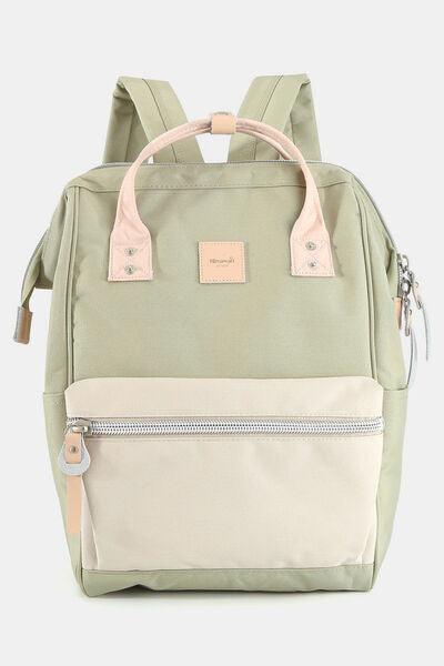 Himawari Water Resistant Canvas Backpack Bag with Side Pockets-19