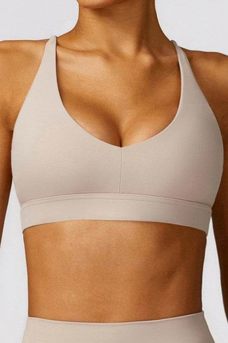 Tight Brushed Back Yoga Bras