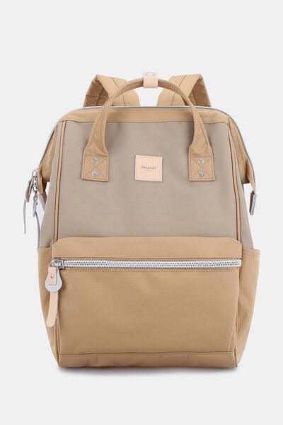 Himawari Water Resistant Canvas Backpack Bag with Side Pockets-3
