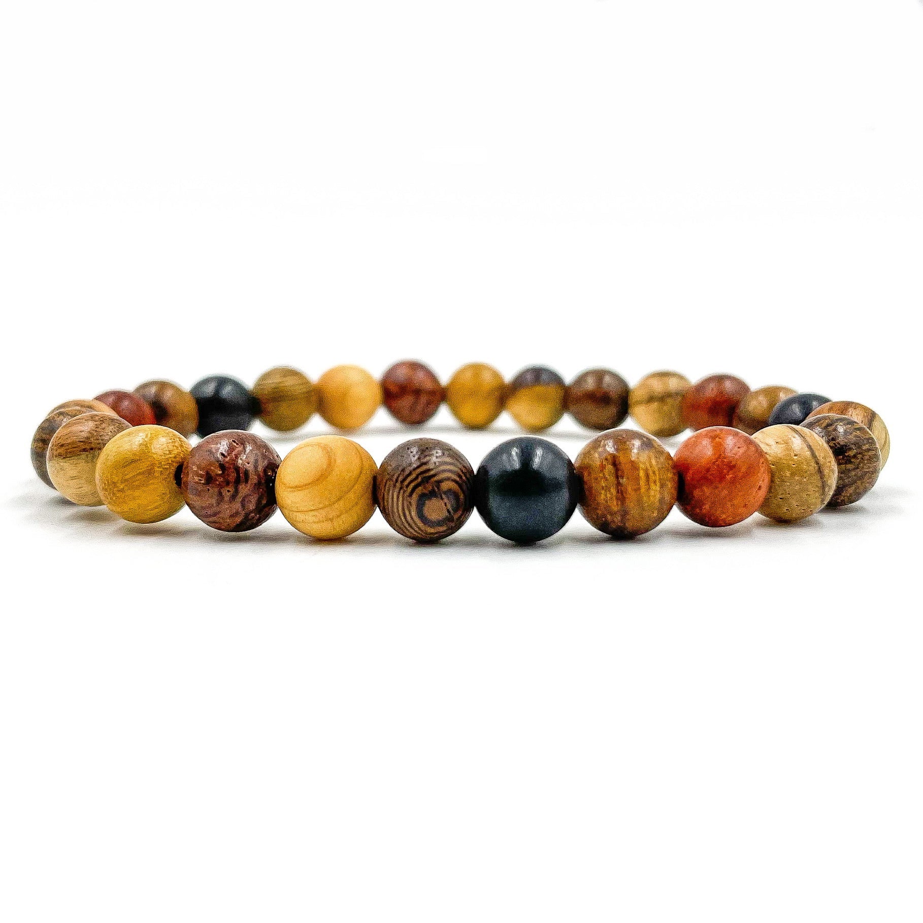 Union - All Mixed Up Wood Mala Beaded Bracelet-0