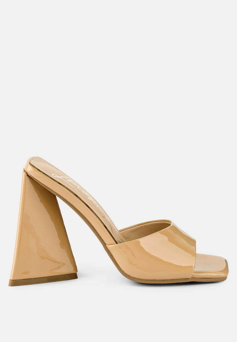 Lovebug Triangular Block Heel Sandals-6