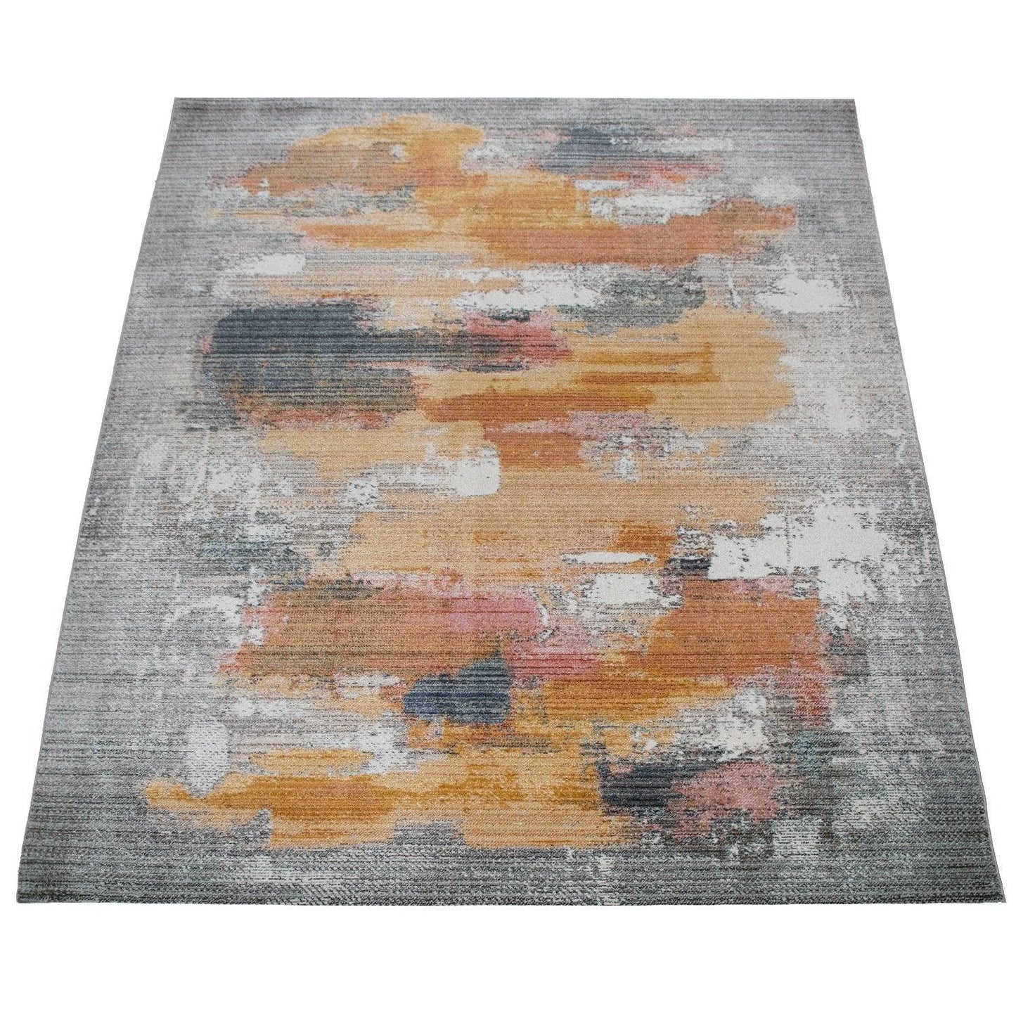 Modern Area Rug Colorful Abstract Design with 3D Effect-3
