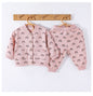 Arrival Spring Baby Kids Unisex Long Sleeves Simple Print Top and Long Trousers Clothing Set-1